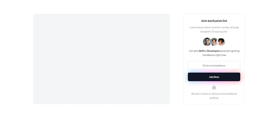Blog Sidebar component screenshot