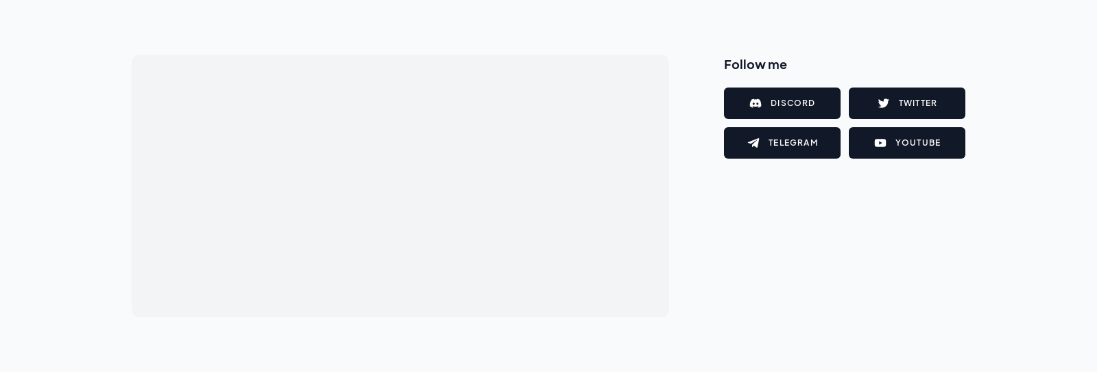 Blog Sidebar component screenshot