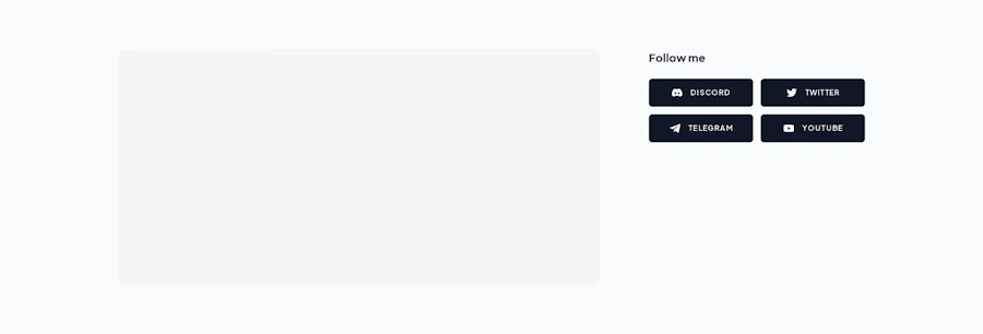 Blog Sidebar component screenshot