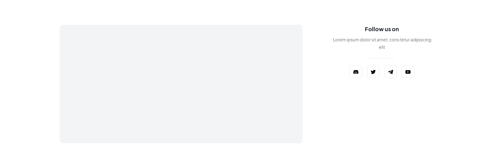 Blog Sidebar component screenshot