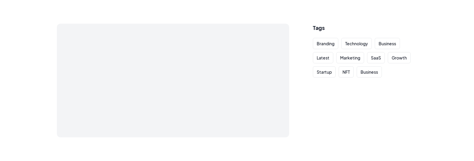 Blog Sidebar component screenshot
