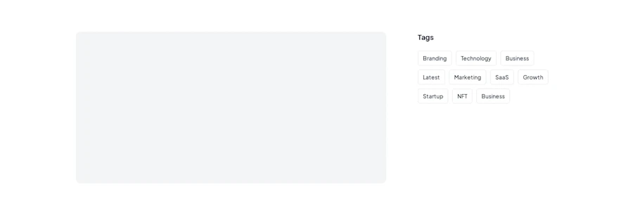 Blog Sidebar component screenshot