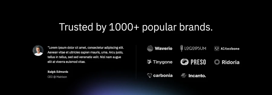 Logo Cloud component screenshot