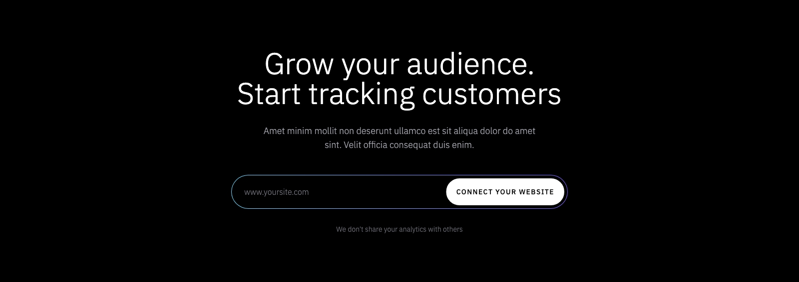 Call To Action component screenshot