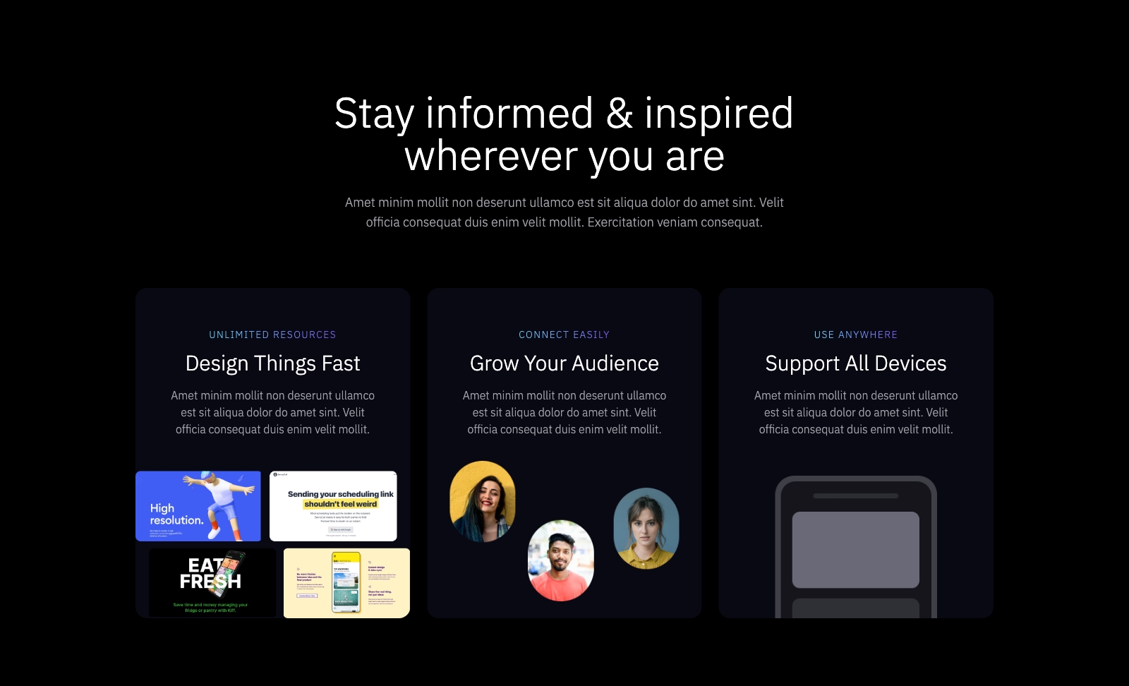 Feature component screenshot