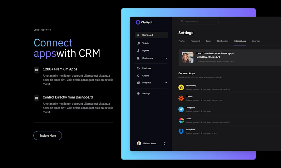 Feature component screenshot