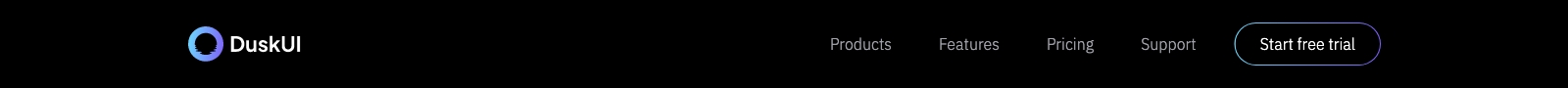 Header component screenshot