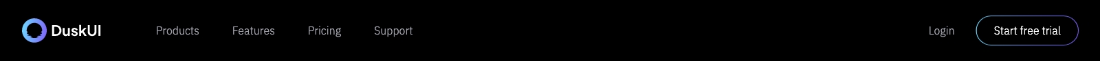 Header component screenshot