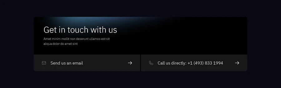 Contact component screenshot