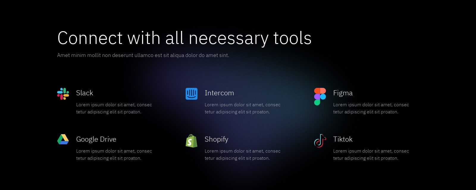 Integration component screenshot