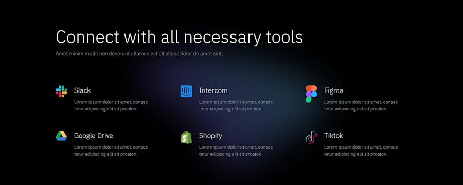 Integration component screenshot