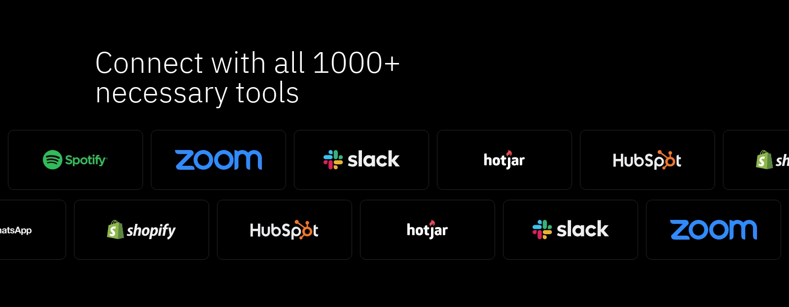 Integration component screenshot
