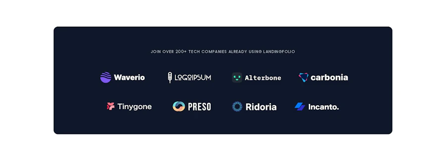 Logo Cloud component screenshot