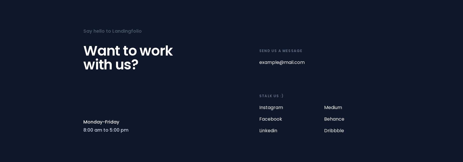 Contact component screenshot