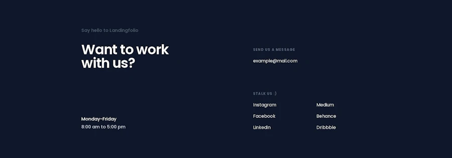 Contact component screenshot