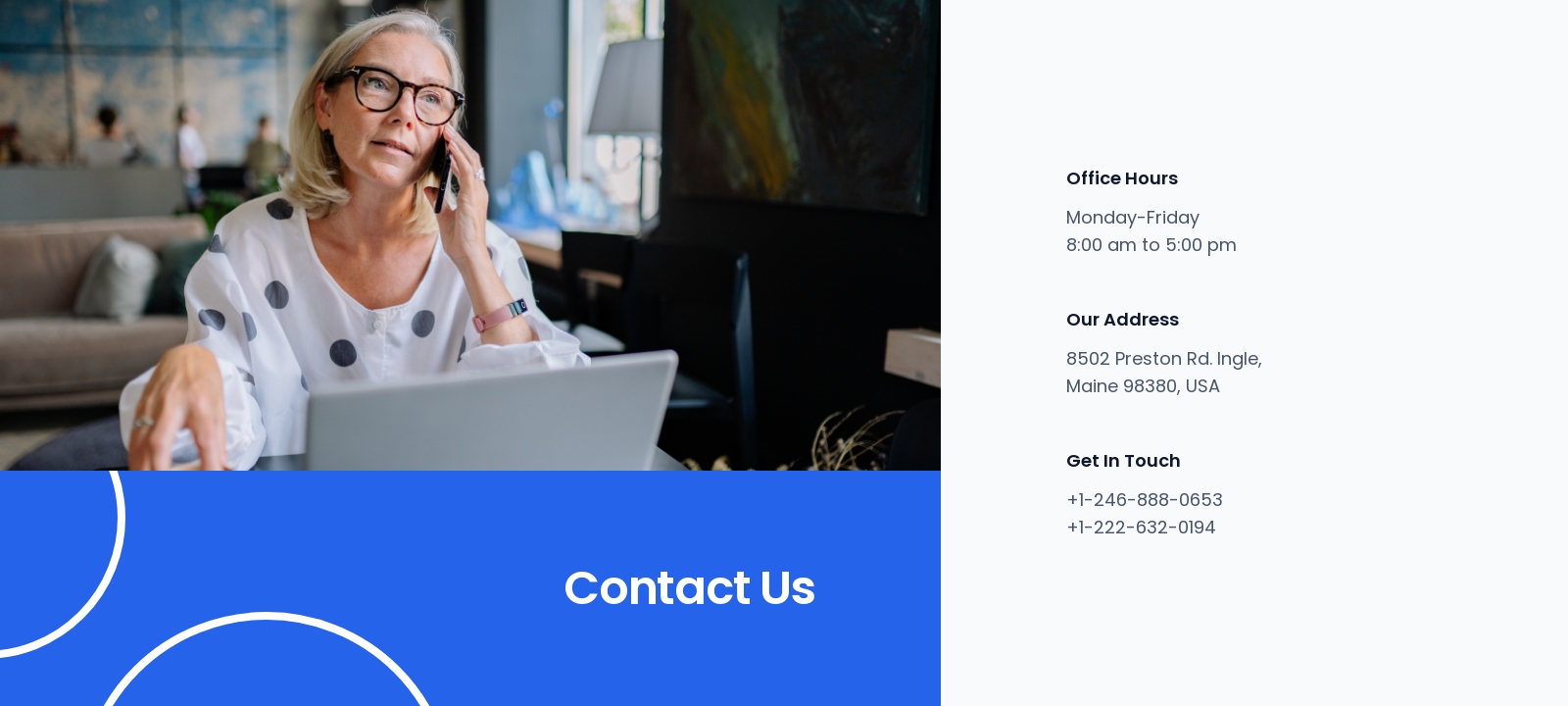 Contact component screenshot