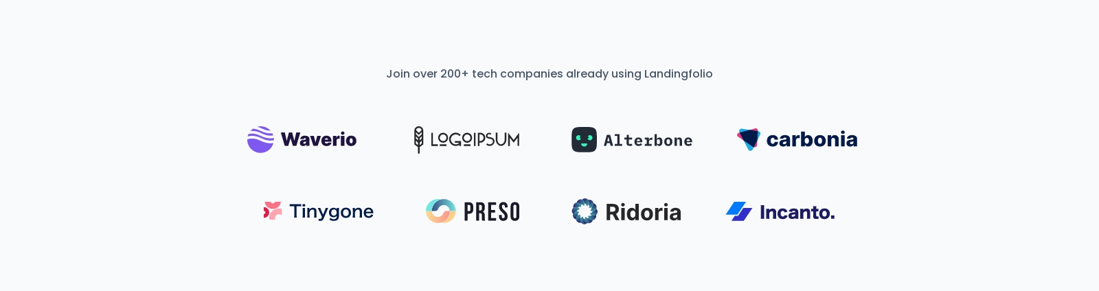 Logo Cloud component screenshot