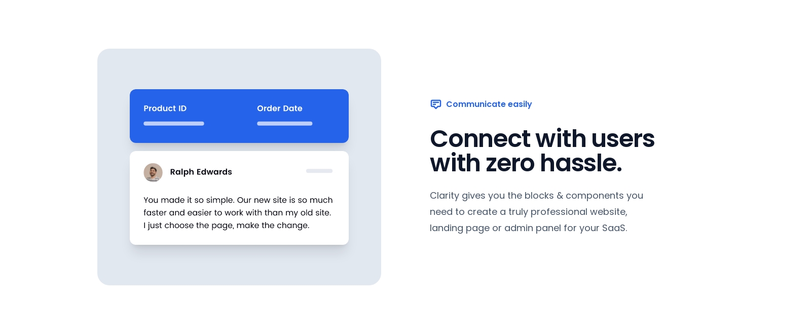Feature component screenshot