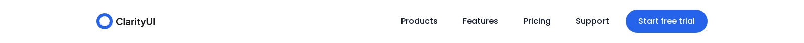 Header component screenshot