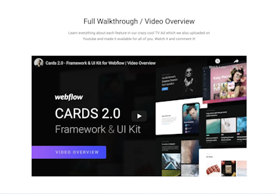 Video Webflow Component