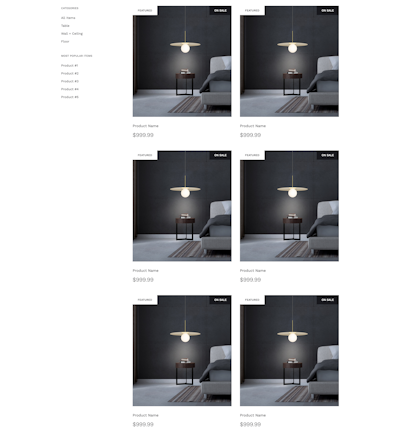 Sidebar Webflow Component
