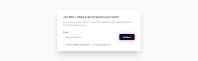Blog Newsletter Webflow Component