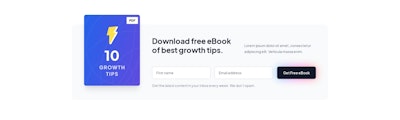 Blog Newsletter Webflow Component